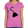 Montangelo Women's Heavy Cotton 100% Cotton T Shirt Thumbnail