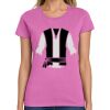 Montangelo Women's Heavy Cotton 100% Cotton T Shirt Thumbnail