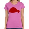 Montangelo Women's Heavy Cotton 100% Cotton T Shirt Thumbnail