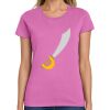 Montangelo Women's Heavy Cotton 100% Cotton T Shirt Thumbnail