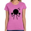 Montangelo Women's Heavy Cotton 100% Cotton T Shirt Thumbnail