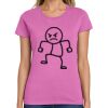 Montangelo Women's Heavy Cotton 100% Cotton T Shirt Thumbnail