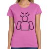 Montangelo Women's Heavy Cotton 100% Cotton T Shirt Thumbnail