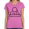 Montangelo Women's Heavy Cotton 100% Cotton T Shirt Thumbnail