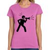 Montangelo Women's Heavy Cotton 100% Cotton T Shirt Thumbnail
