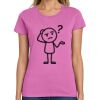 Montangelo Women's Heavy Cotton 100% Cotton T Shirt Thumbnail