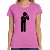 Montangelo Women's Heavy Cotton 100% Cotton T Shirt Thumbnail