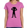 Montangelo Women's Heavy Cotton 100% Cotton T Shirt Thumbnail