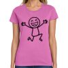 Montangelo Women's Heavy Cotton 100% Cotton T Shirt Thumbnail