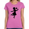 Montangelo Women's Heavy Cotton 100% Cotton T Shirt Thumbnail