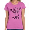 Montangelo Women's Heavy Cotton 100% Cotton T Shirt Thumbnail