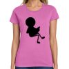Montangelo Women's Heavy Cotton 100% Cotton T Shirt Thumbnail