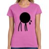 Montangelo Women's Heavy Cotton 100% Cotton T Shirt Thumbnail