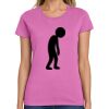 Montangelo Women's Heavy Cotton 100% Cotton T Shirt Thumbnail