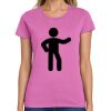 Montangelo Women's Heavy Cotton 100% Cotton T Shirt Thumbnail