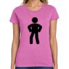 Montangelo Women's Heavy Cotton 100% Cotton T Shirt Thumbnail