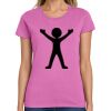Montangelo Women's Heavy Cotton 100% Cotton T Shirt Thumbnail