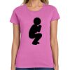 Montangelo Women's Heavy Cotton 100% Cotton T Shirt Thumbnail