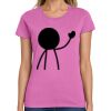 Montangelo Women's Heavy Cotton 100% Cotton T Shirt Thumbnail