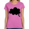 Montangelo Women's Heavy Cotton 100% Cotton T Shirt Thumbnail