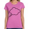 Montangelo Women's Heavy Cotton 100% Cotton T Shirt Thumbnail