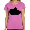 Montangelo Women's Heavy Cotton 100% Cotton T Shirt Thumbnail