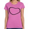 Montangelo Women's Heavy Cotton 100% Cotton T Shirt Thumbnail