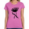 Montangelo Women's Heavy Cotton 100% Cotton T Shirt Thumbnail