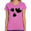 Montangelo Women's Heavy Cotton 100% Cotton T Shirt Thumbnail