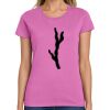 Montangelo Women's Heavy Cotton 100% Cotton T Shirt Thumbnail