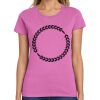 Montangelo Women's Heavy Cotton 100% Cotton T Shirt Thumbnail