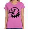 Montangelo Women's Heavy Cotton 100% Cotton T Shirt Thumbnail