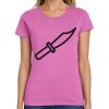 Montangelo Women's Heavy Cotton 100% Cotton T Shirt Thumbnail