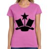Montangelo Women's Heavy Cotton 100% Cotton T Shirt Thumbnail