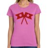 Montangelo Women's Heavy Cotton 100% Cotton T Shirt Thumbnail