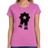 Montangelo Women's Heavy Cotton 100% Cotton T Shirt Thumbnail