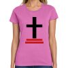 Montangelo Women's Heavy Cotton 100% Cotton T Shirt Thumbnail