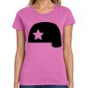 Montangelo Women's Heavy Cotton 100% Cotton T Shirt Thumbnail