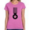 Montangelo Women's Heavy Cotton 100% Cotton T Shirt Thumbnail