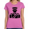 Montangelo Women's Heavy Cotton 100% Cotton T Shirt Thumbnail
