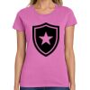 Montangelo Women's Heavy Cotton 100% Cotton T Shirt Thumbnail