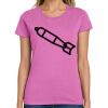 Montangelo Women's Heavy Cotton 100% Cotton T Shirt Thumbnail