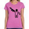 Montangelo Women's Heavy Cotton 100% Cotton T Shirt Thumbnail