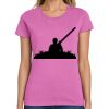Montangelo Women's Heavy Cotton 100% Cotton T Shirt Thumbnail