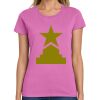 Montangelo Women's Heavy Cotton 100% Cotton T Shirt Thumbnail