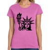 Montangelo Women's Heavy Cotton 100% Cotton T Shirt Thumbnail