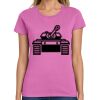 Montangelo Women's Heavy Cotton 100% Cotton T Shirt Thumbnail