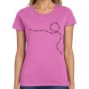 Montangelo Women's Heavy Cotton 100% Cotton T Shirt Thumbnail