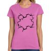 Montangelo Women's Heavy Cotton 100% Cotton T Shirt Thumbnail
