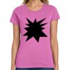 Montangelo Women's Heavy Cotton 100% Cotton T Shirt Thumbnail